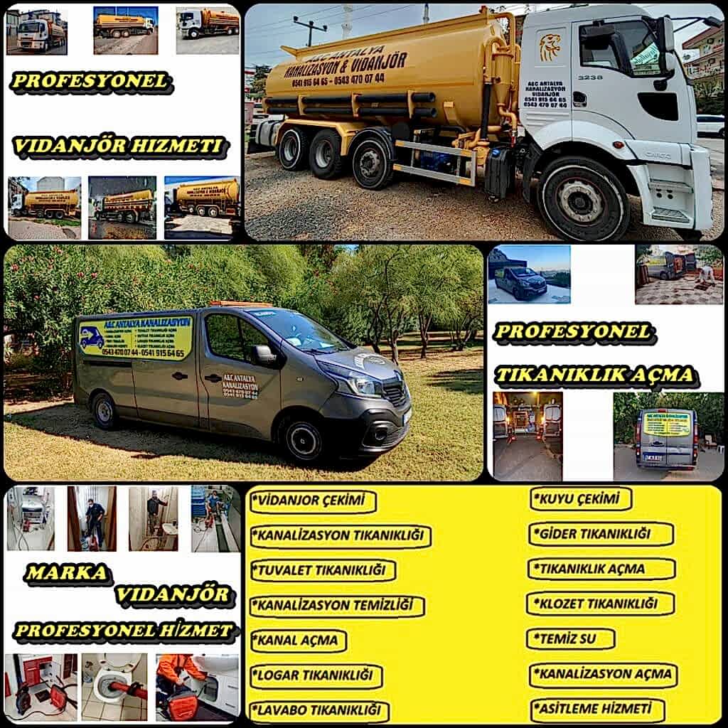 Antalya Kanalizasyon Açma - 0501 369 07 23